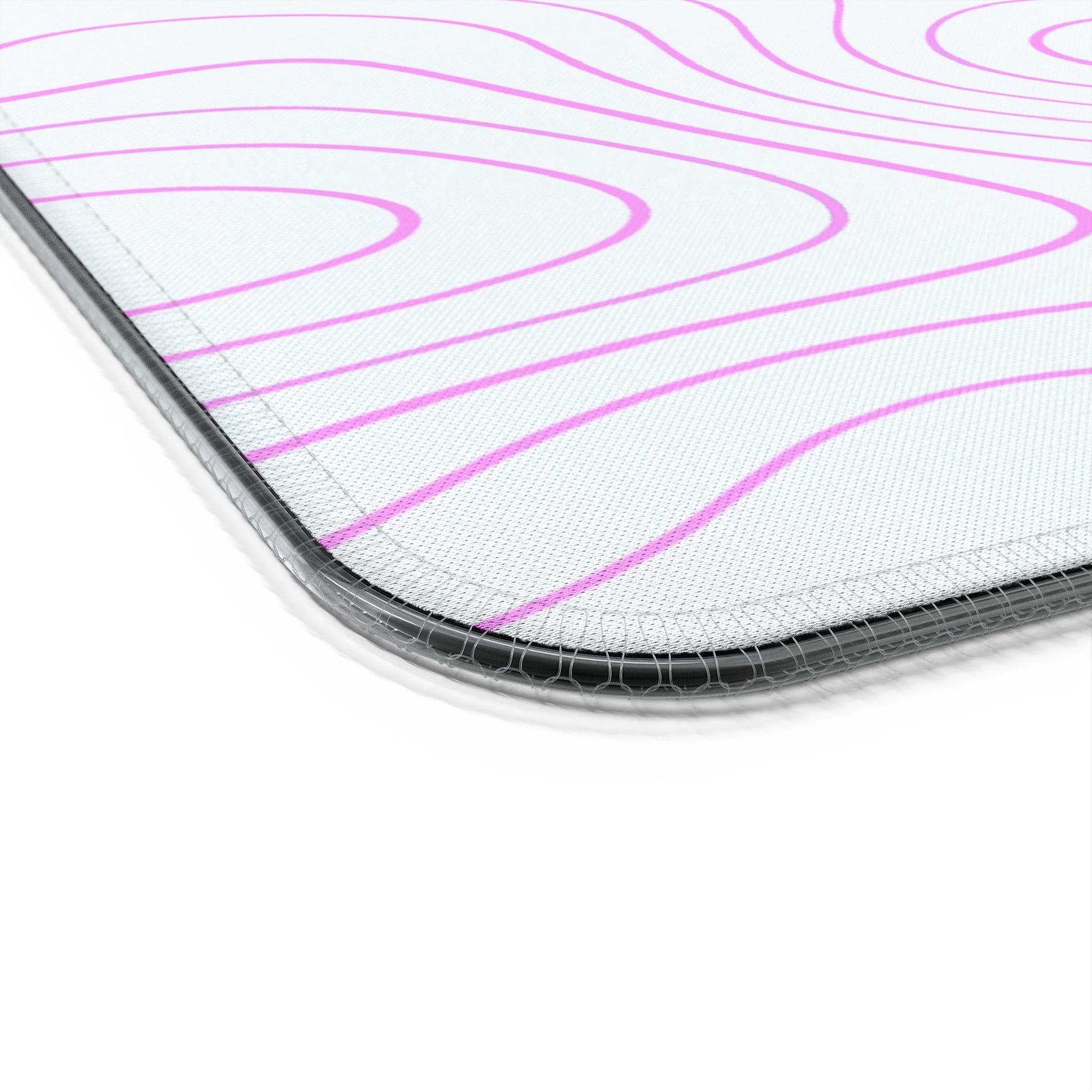 Owls Hoot Wireless Charging Mousepad- PINK TOPOGRAPHIC