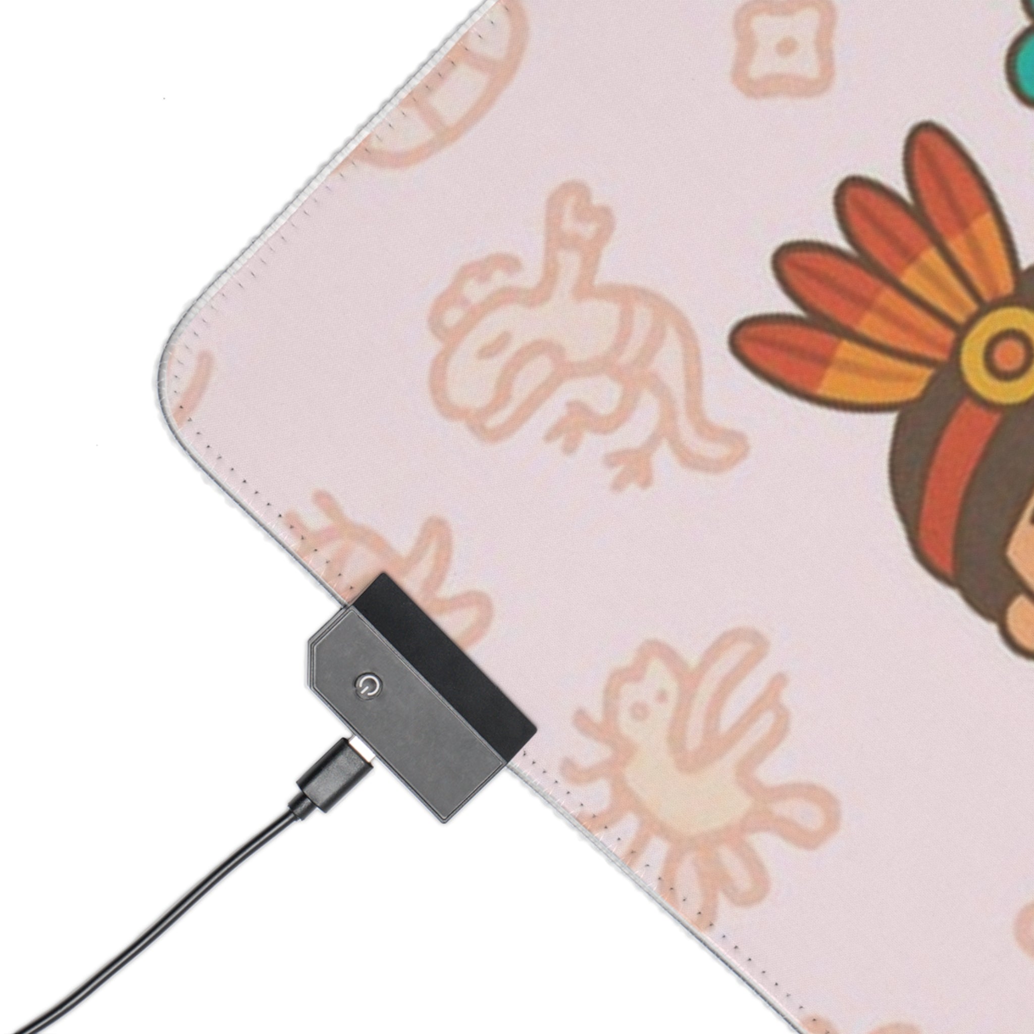Owls Hoot RGB Mousepad- KAWAII AZTEC PEOPLE