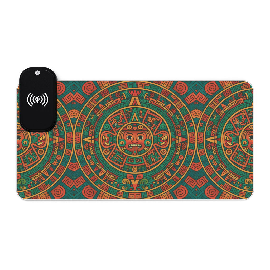 Owls Hoot Wireless Charging Mousepad- AZTEC CALENDAR