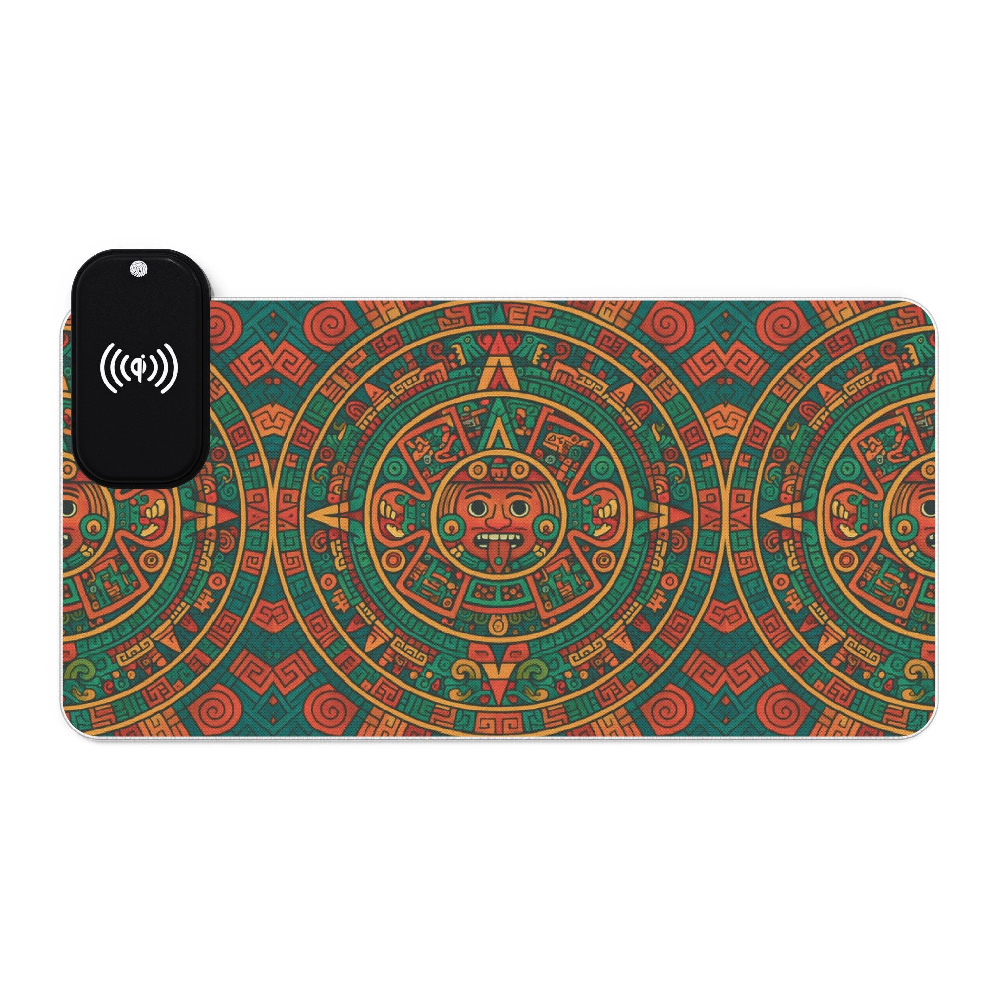 Owls Hoot Wireless Charging Mousepad- AZTEC CALENDAR
