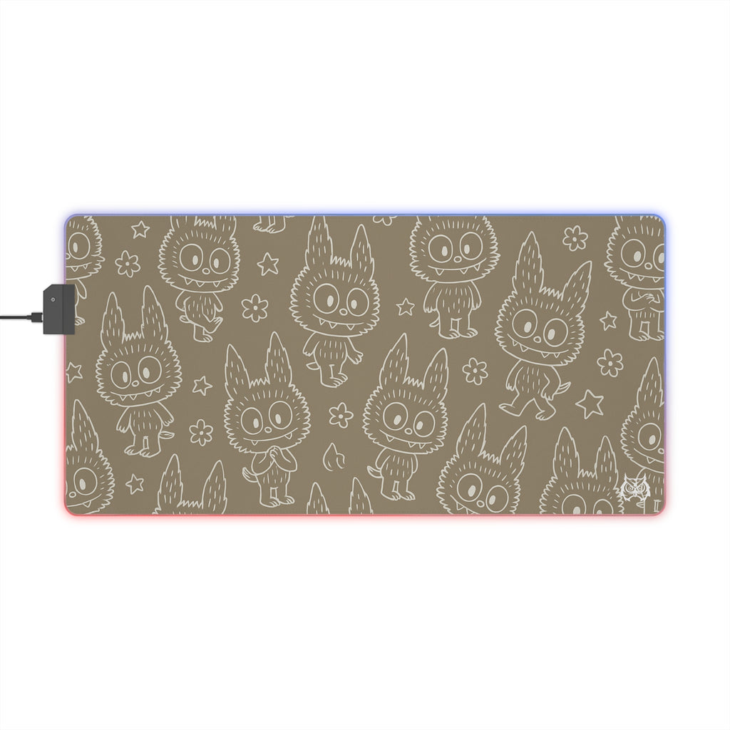 Owls Hoot RGB Mousepad- LAFUFU