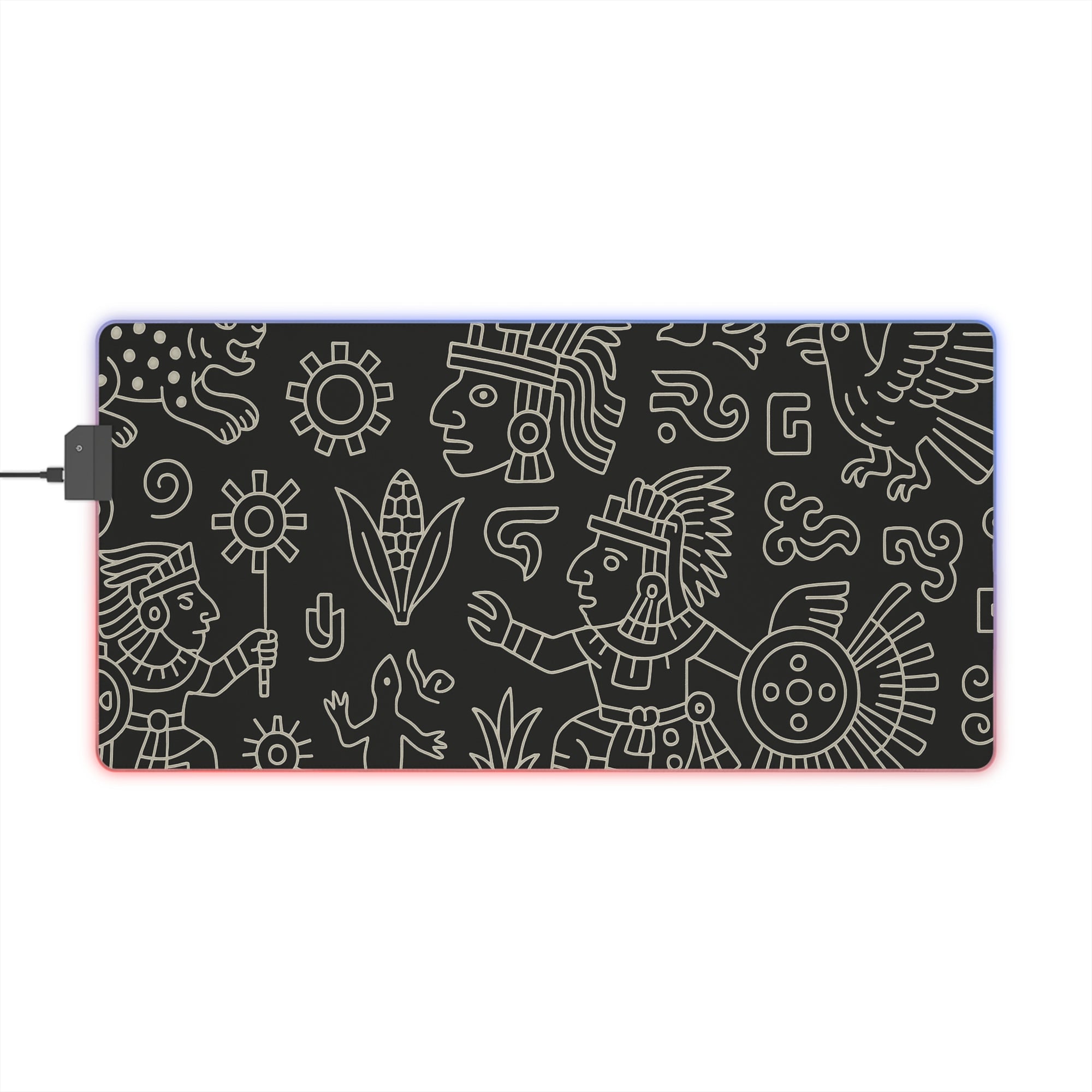 Owls Hoot RGB Mousepad- AZTEC SYMBOLS