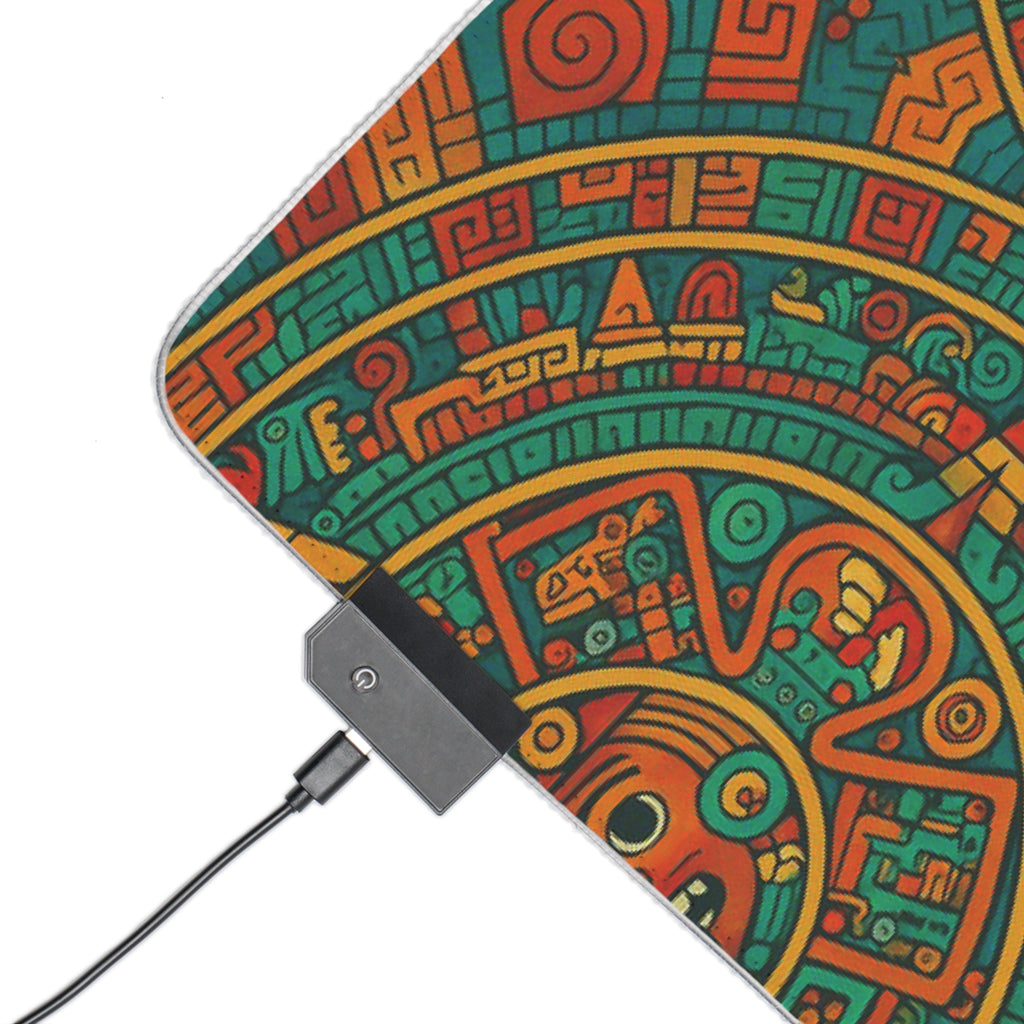 Owls Hoot RGB Mousepad- AZTEC CALENDAR