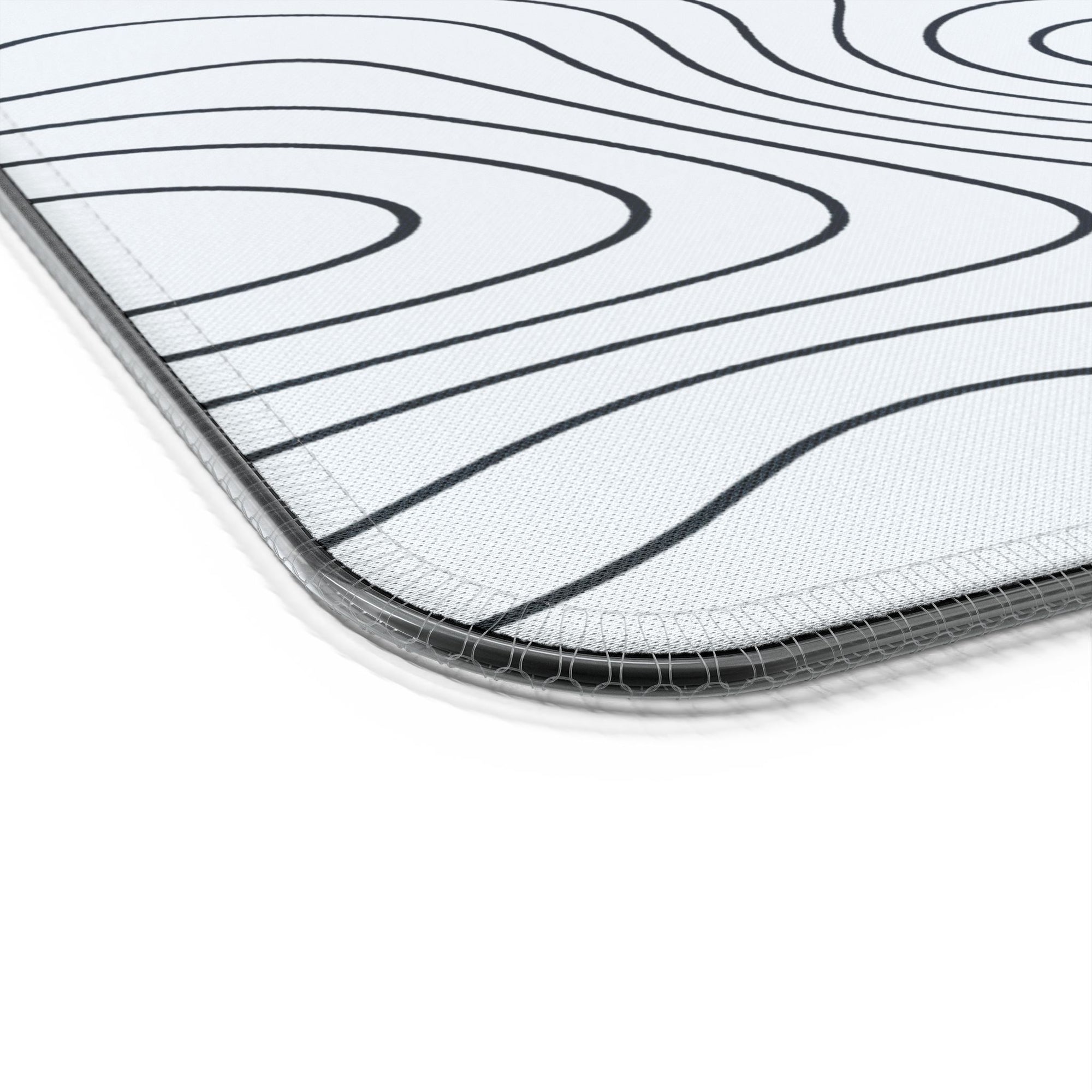 Owls Hoot Wireless Charging Mousepad- BLACK TOPOGRAPHIC