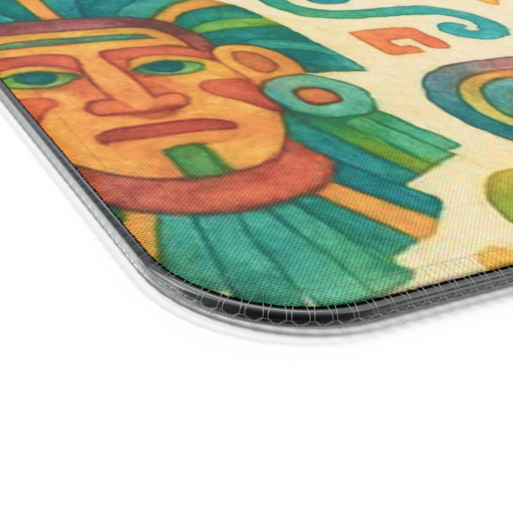 Owls Hoot Wireless Charging Mousepad- AZTEC WATER PAINT