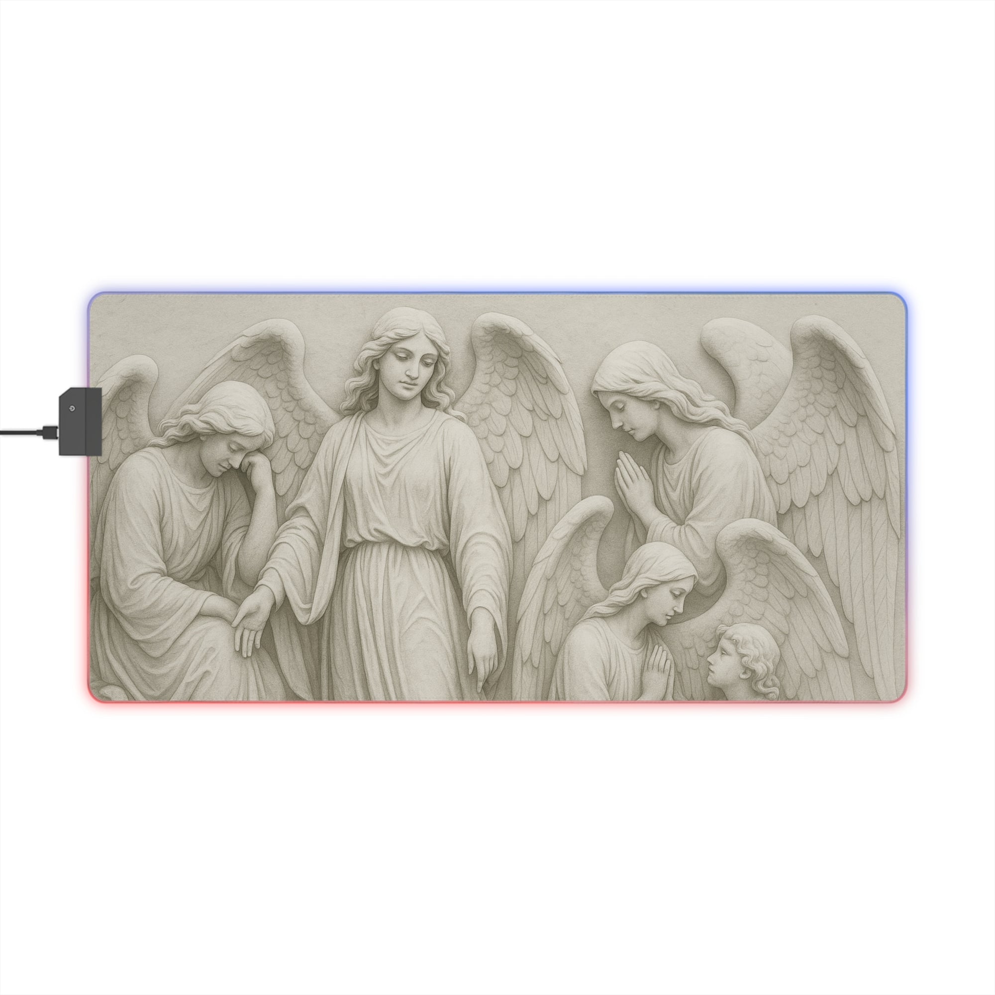 Owls Hoot RGB Mousepad- STONE ANGELS