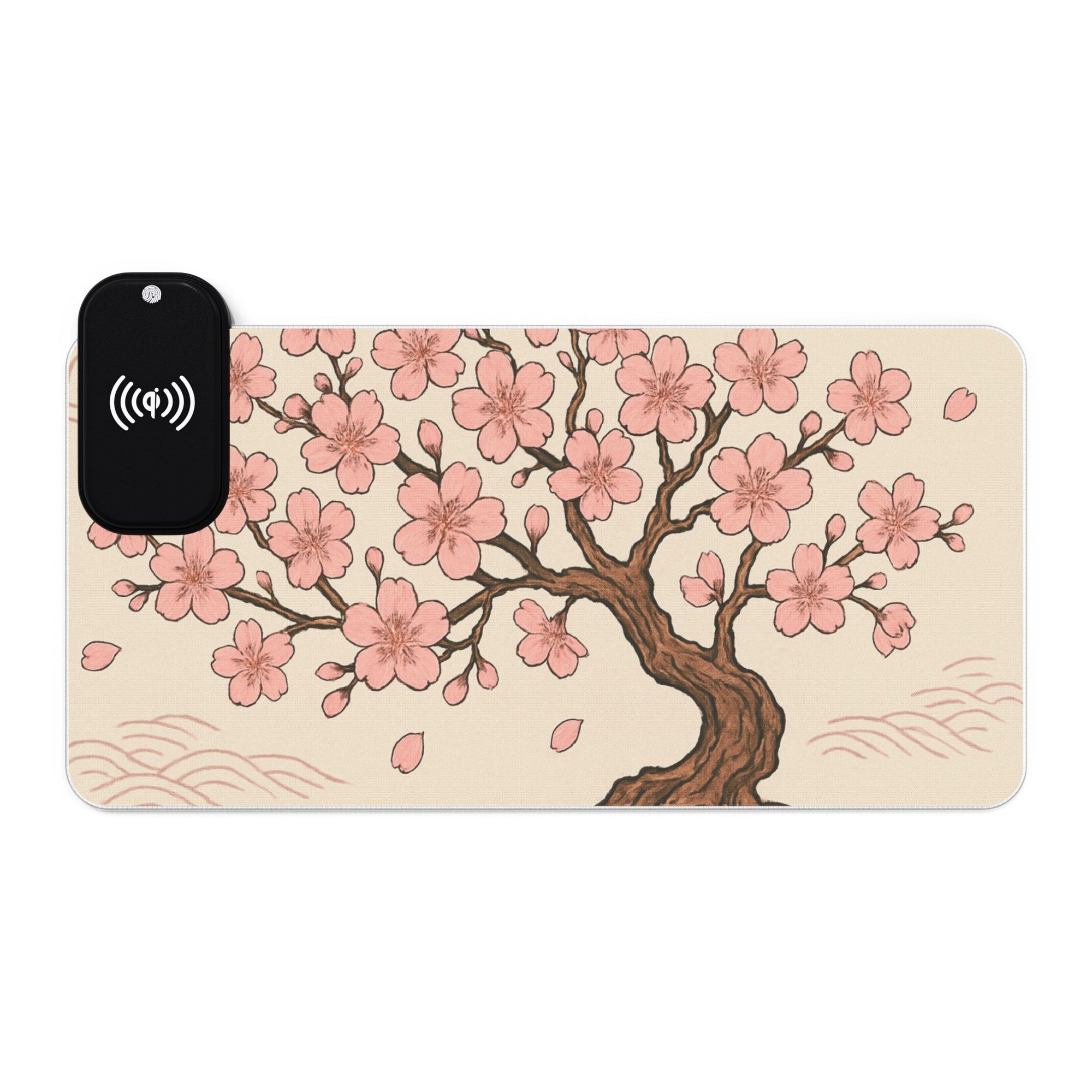 Owls Hoot Wireless Charging Mousepad-CHERRY BLOSSOM