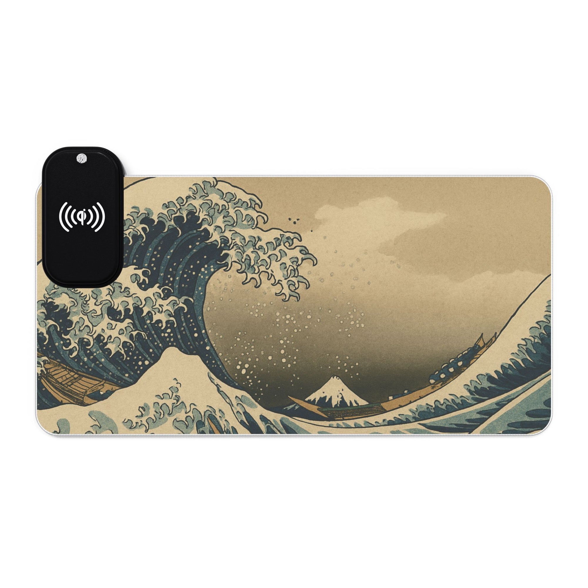 Owls Hoot Wireless Charging Mousepad- KATSUSHIKA HOKUSAI art