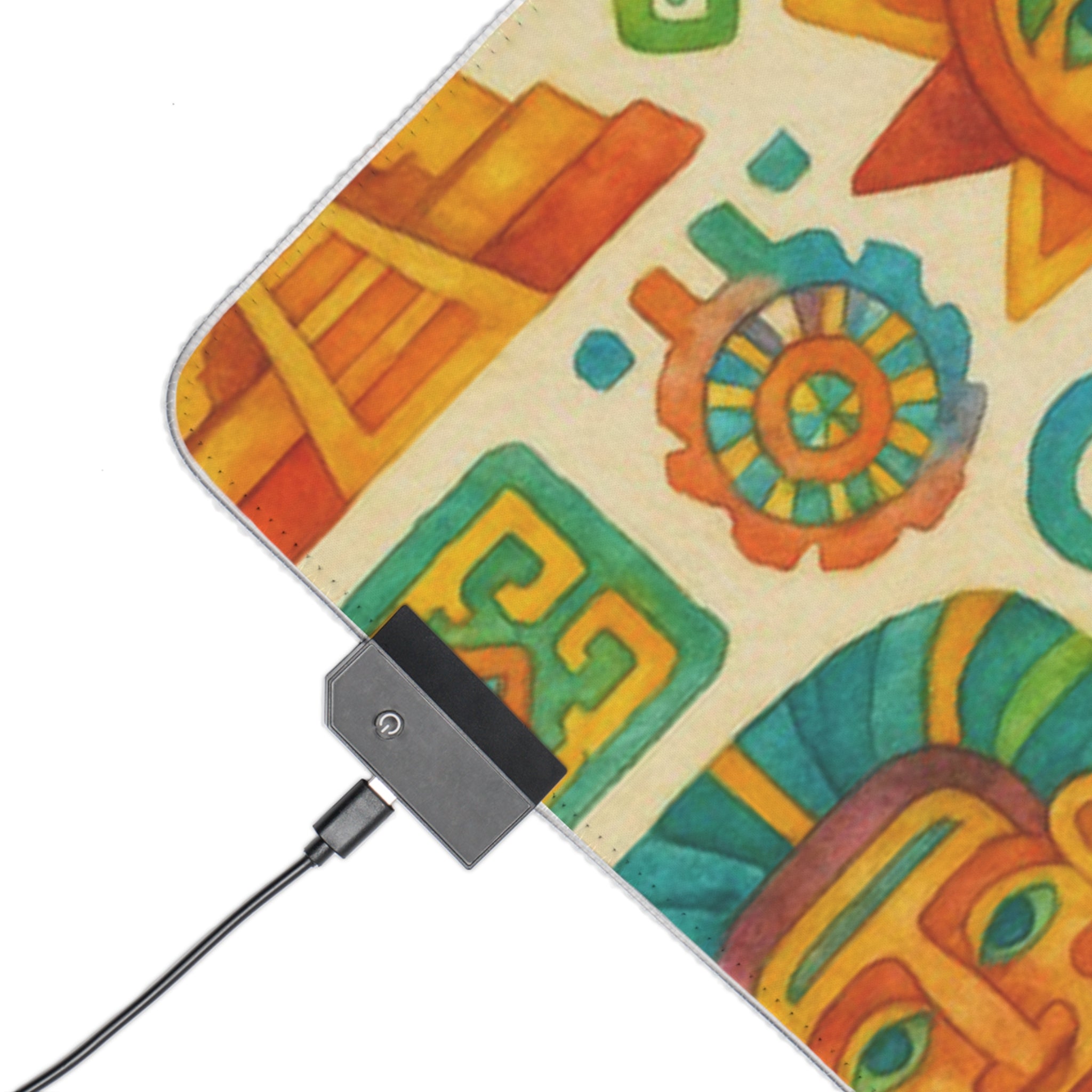 Owls Hoot RGB Mousepad- AZTEC WATER PAINT